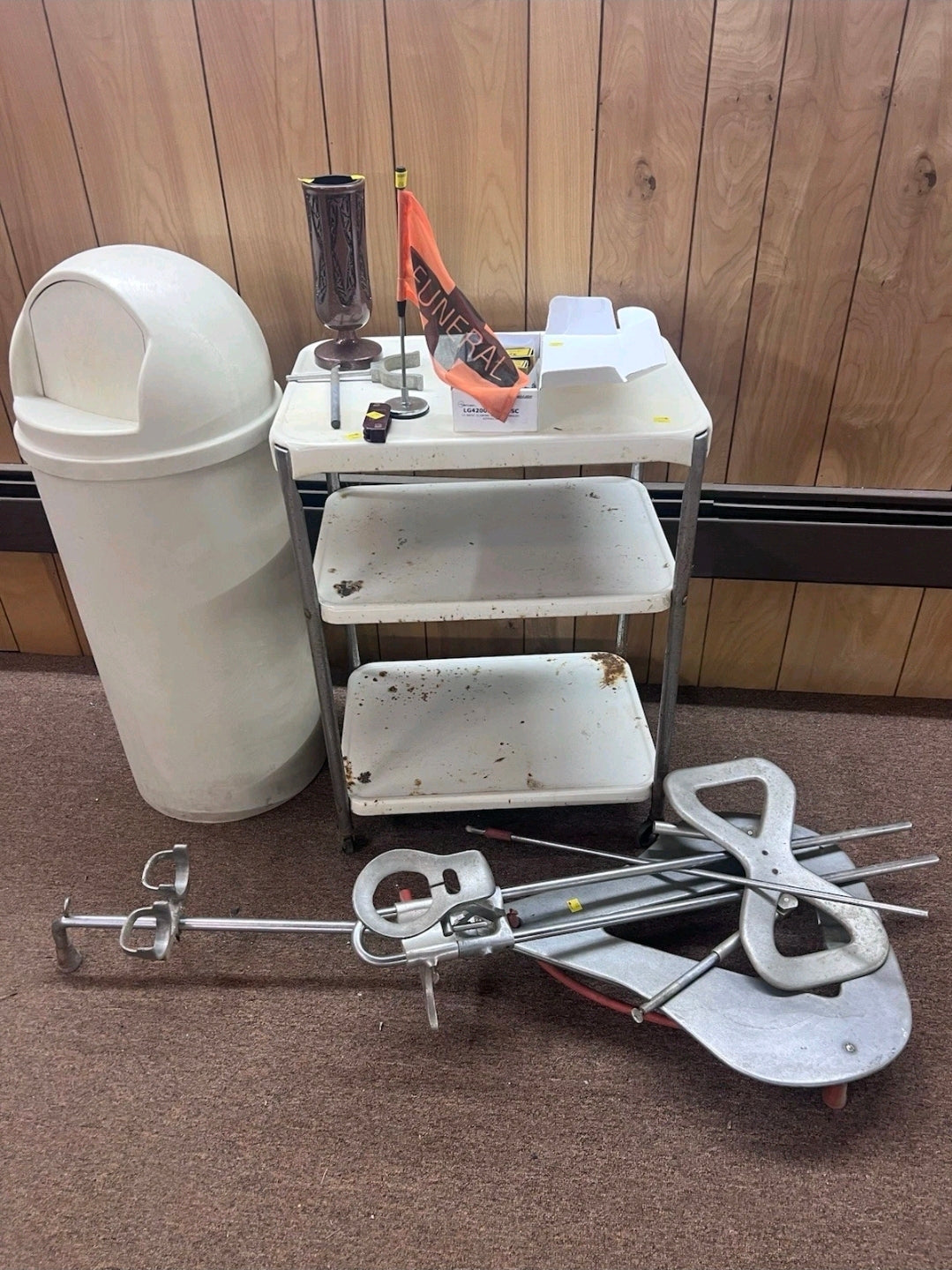Embalming Rack Surgeon Full Body Cemetery Morgue Funeral Home Rare Prop Mortuary